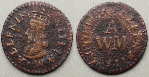 Glean Alley, William Allen farthing token